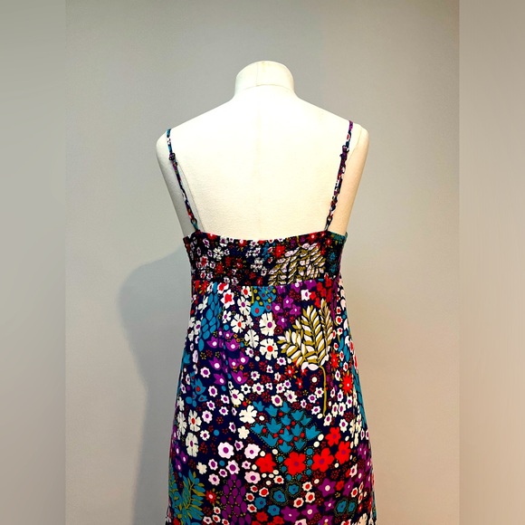 FOEVER 21 FLORAL PRINT MAXI DRESS WITH ADJUSTABLE STRAPS - Picture 3 of 8